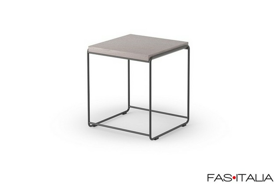 Tavolino basso quadrato 38x38 cm