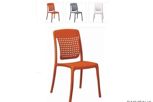 Sedia con schienale flessibile