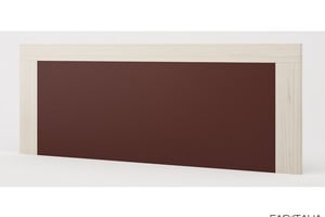 Testata per letto bicolore laccata 270x100