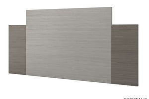 Testata per letto bicolore 270x120