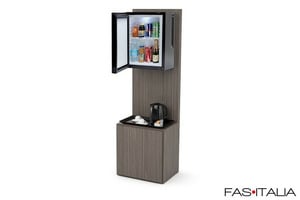 Mobile attrezzato per minibar a parete