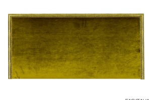 Testata decorativa con cornice dorata