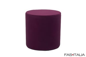 Pouf cilindrico per hotel