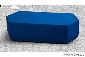 Pouf maxi esagonale per sistema componibile