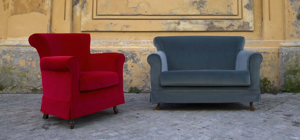 Rivestimenti e tessuti per divani in hotel