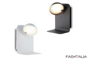 Applique orientabile con USB e appoggio smartphone Applique orientabile con USB e appoggio smartphone
