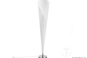 Lampada da terra h160 in polipropilene bianco