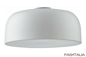 Plafoniera da soffitto in metallo bianco