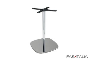 Base per tavolo stondata inox satinato Base per tavolo stondata inox satinato