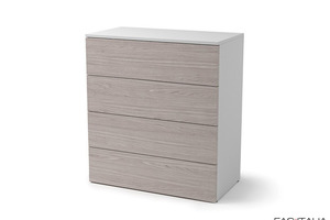 Cassettiera a 4 cassetti 90x47x99,5 H cm Cassettiera a 4 cassetti 90x47x99,5 H cm