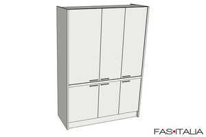 Mini cucina monoblocco 155 cm fuochi elettrici Mini cucina monoblocco 155 cm fuochi elettrici