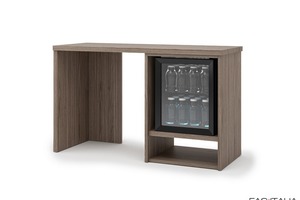 Scrivania da 120 cm vano frigo bassa profondità Scrivania da 120 cm vano frigo bassa profondità