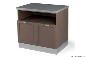 Mobile buffet classico 90x60 a due ante e vano a giorno Mobile buffet classico 90x60 a due ante e vano a giorno