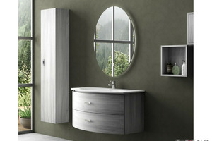 Composizione lavabo bombato da 90 cm Composizione lavabo bombato da 90 cm