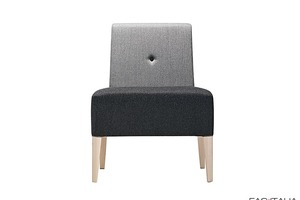 Poltrona ignifuga omologata con gambe in legno Poltrona ignifuga omologata con gambe in legno